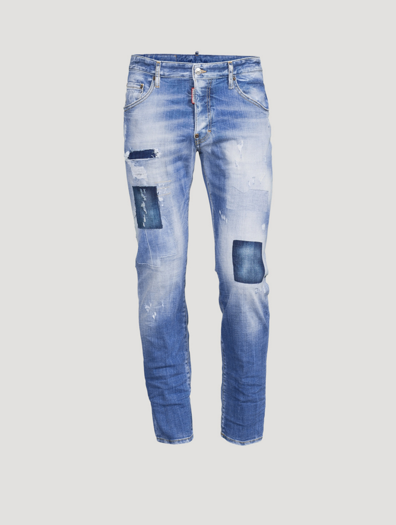 DSQUARED2 Keep it Skater Slim-Fit Jeans Men's Blue
