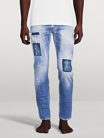 DSQUARED2 Keep it Skater Slim-Fit Jeans Men's Blue