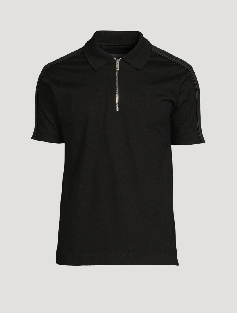 GIVENCHY Zip Polo Shirt | Holt Renfrew Canada