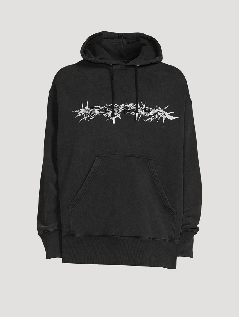 GIVENCHY Barbed Wire Vintage Oversized Hoodie | Holt Renfrew Canada