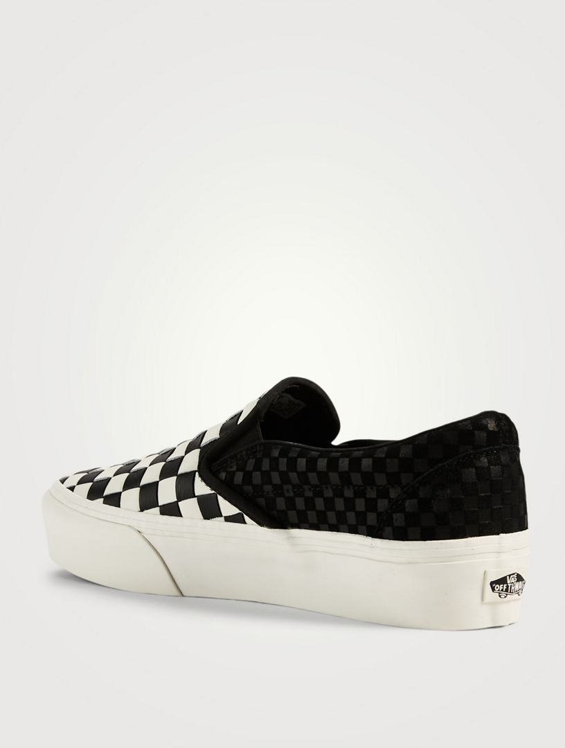 mega checkered vans