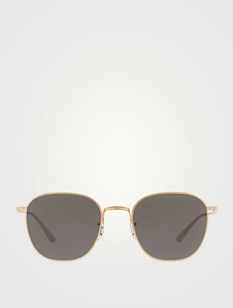 OLIVER PEOPLES The Row Board Meeting 2 Square Sunglasses Men's Metallic