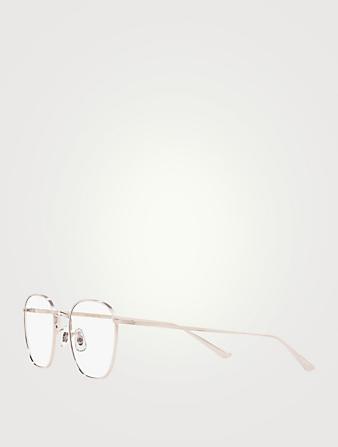 OLIVER PEOPLES The Row Board Meeting 2 Square Optical Glasses Men's Metallic