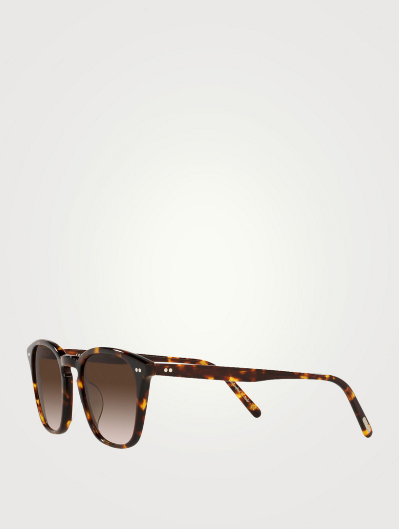 OLIVER PEOPLES Frère NY Square Sunglasses Men's Brown