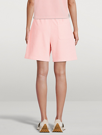 ALEXANDERWANG.T Hotfix Logo Sweat Shorts Women's Pink