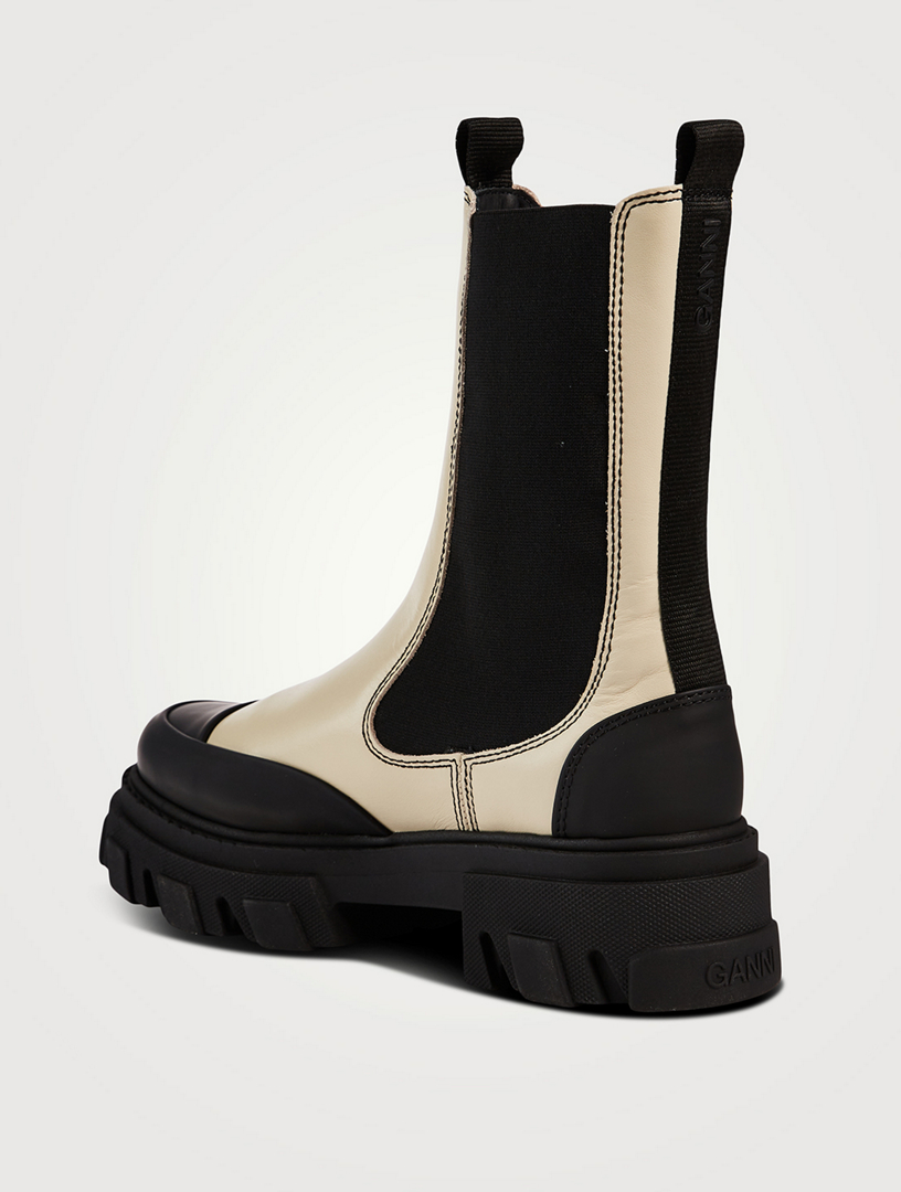 ganni midcalf boots
