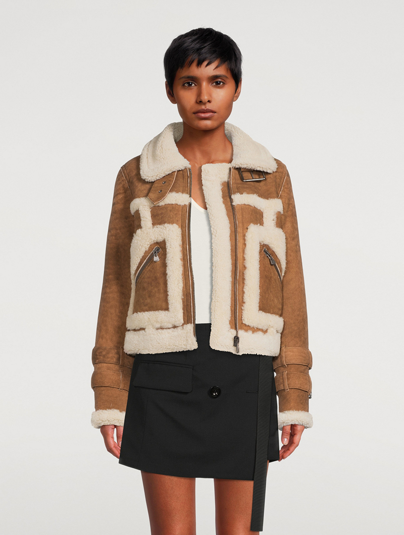 hiso shearling coat