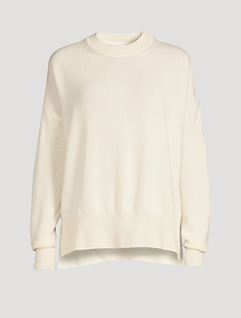 JIL SANDER Cashmere Oversized Sweater Women's White