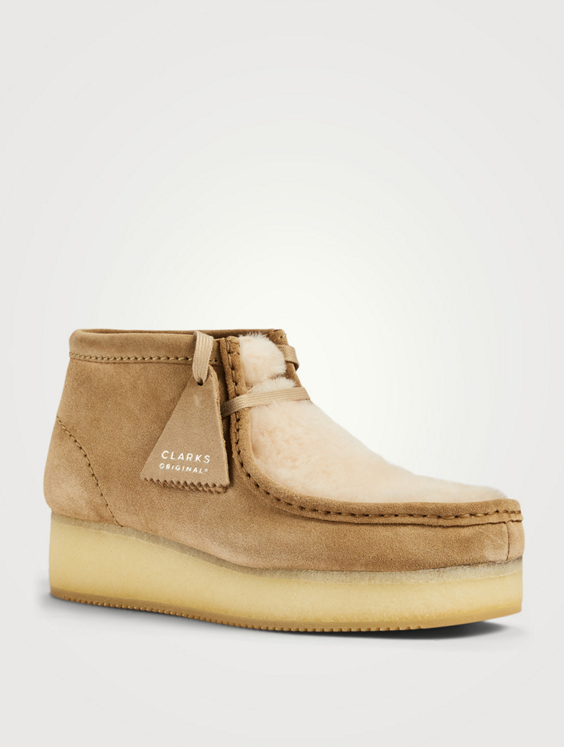 clarks wallabee wedge