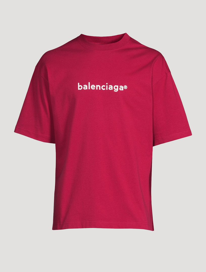 BALENCIAGA New Copyright Cotton Jersey T-Shirt | Holt Renfrew Canada