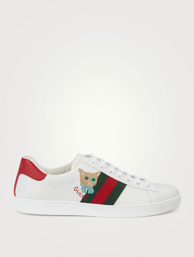 gucci cat sneakers