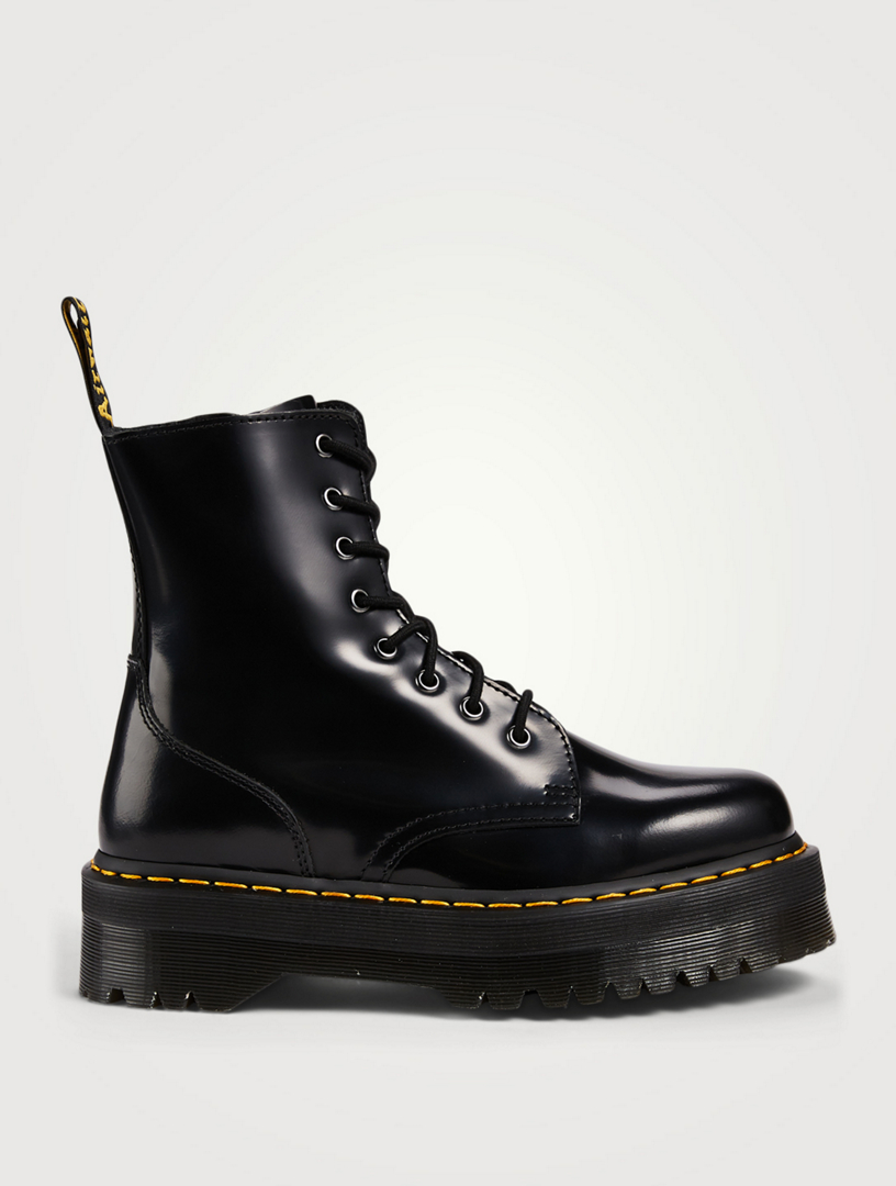 jadon leather platform ankle boots