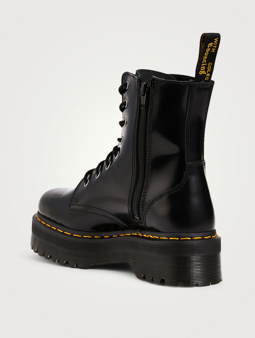 jadon leather platform ankle boots