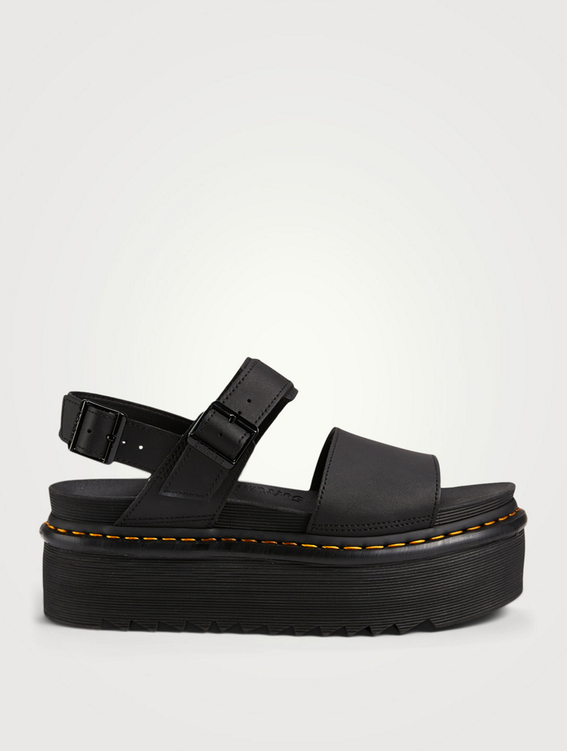 DR. MARTENS Voss Quad Leather Platform Sandals | Holt Renfrew Canada