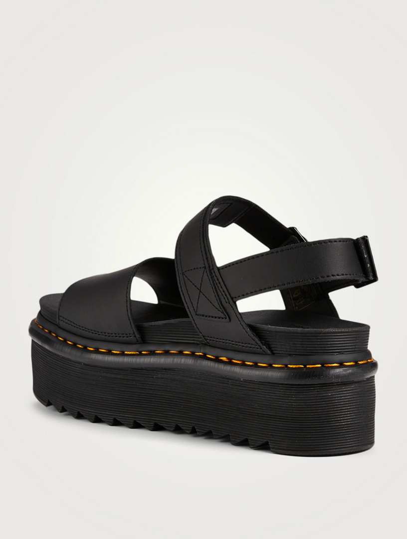 DR. MARTENS Voss Quad Leather Platform Sandals | Holt Renfrew Canada