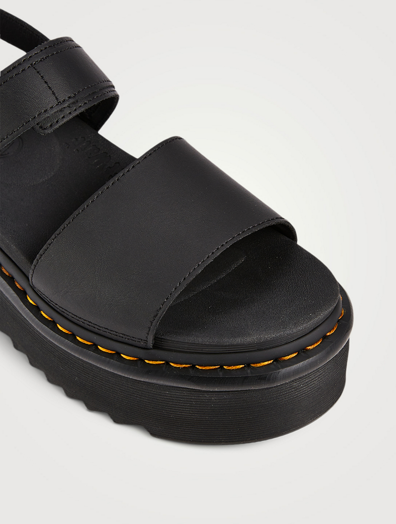 DR. MARTENS Voss Quad Leather Platform Sandals | Holt Renfrew Canada