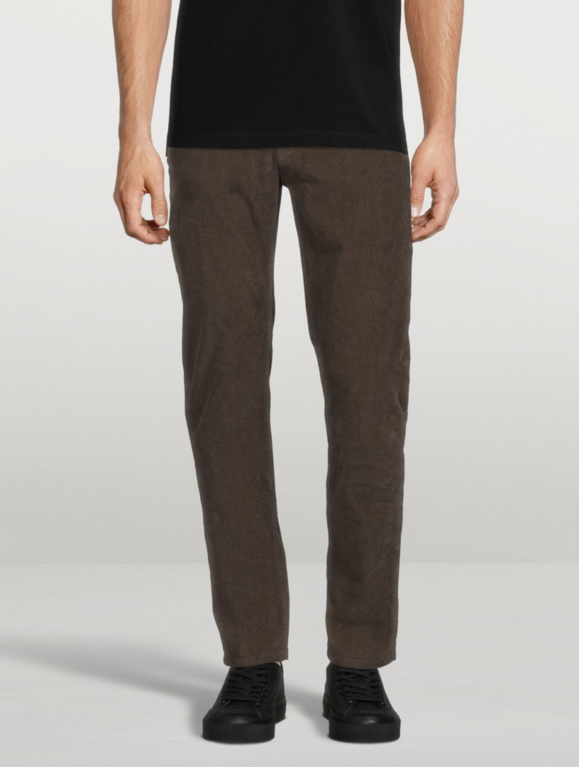 ELEVENTY Slim-Fit Corduroy Pants | Holt Renfrew Canada