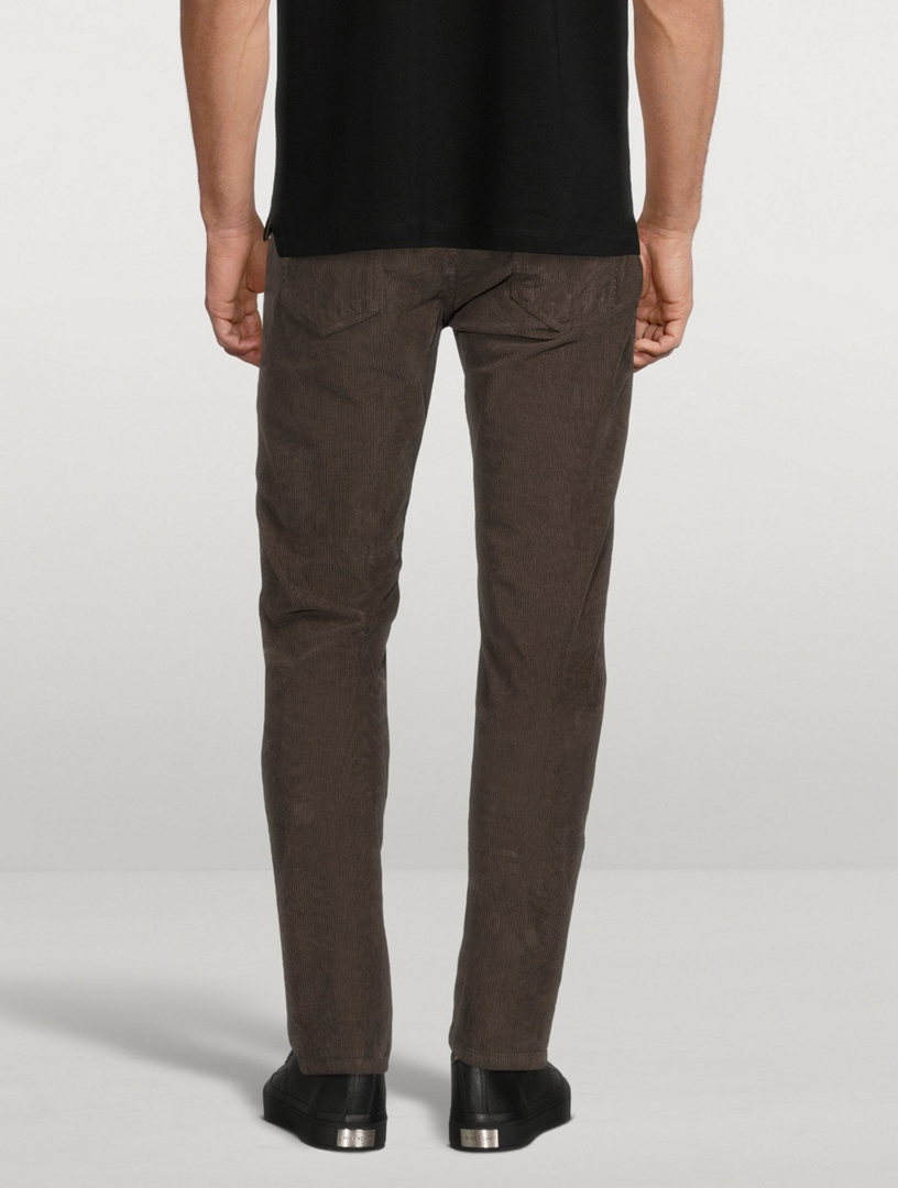 slim fit corduroy pants