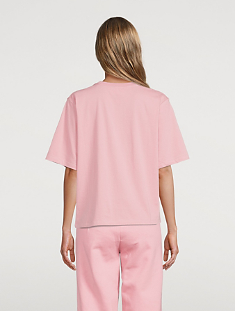 ROTATE BIRGER CHRISTENSEN Aster Organic Cotton T-Shirt Women's Pink
