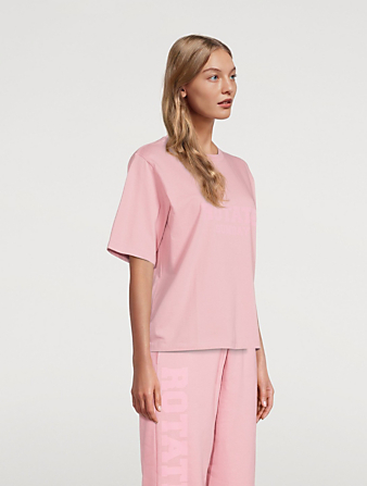 ROTATE BIRGER CHRISTENSEN Aster Organic Cotton T-Shirt Women's Pink