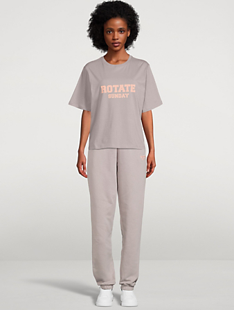 ROTATE BIRGER CHRISTENSEN Mimi Organic Cotton Sweatpants Women's Grey
