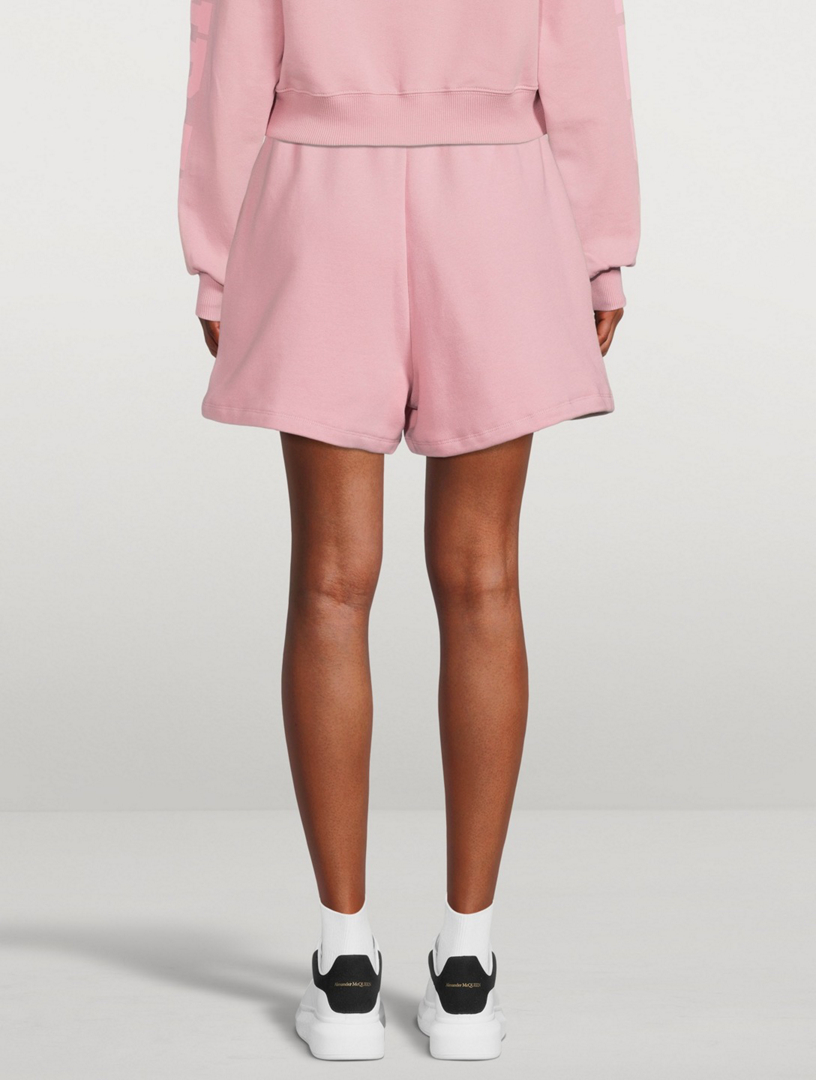 ROTATE BIRGER CHRISTENSEN Roda Organic Cotton Sweat Shorts Women's Pink