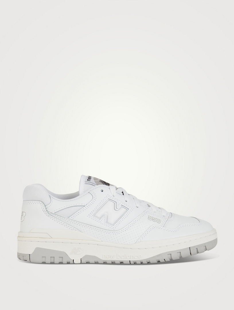 550 Mesh And Leather Sneakers