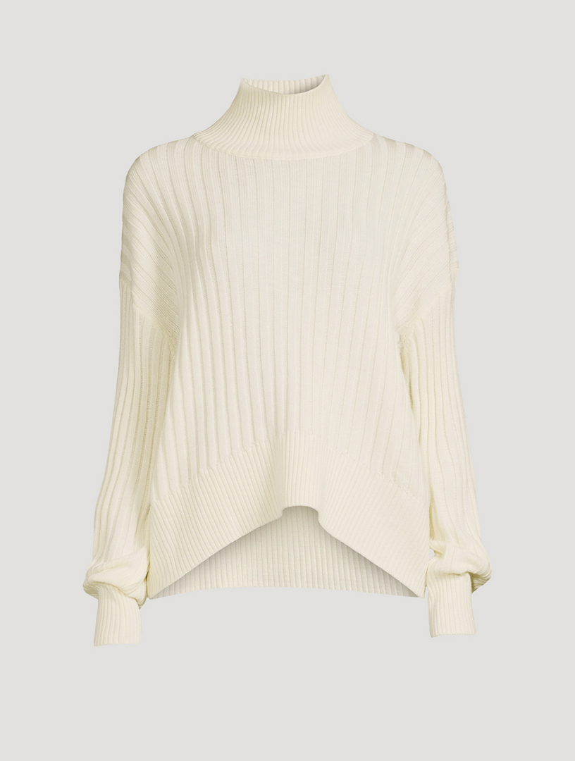 LE17SEPTEMBRE Wool Ribbed Turtleneck Sweater | Holt Renfrew Canada