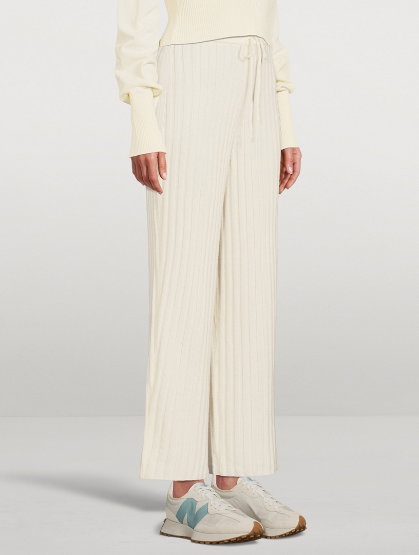 LE17SEPTEMBRE Wool Ribbed Pants | Holt Renfrew Canada