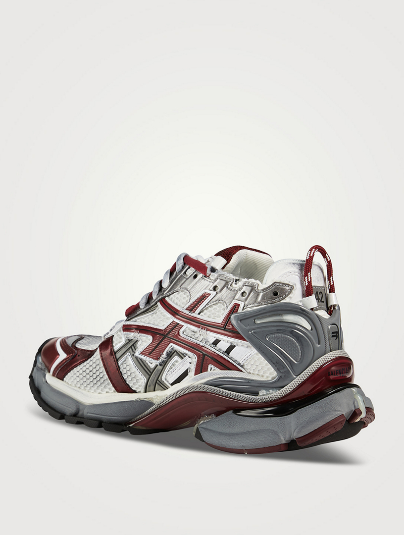 red and white balenciaga runners