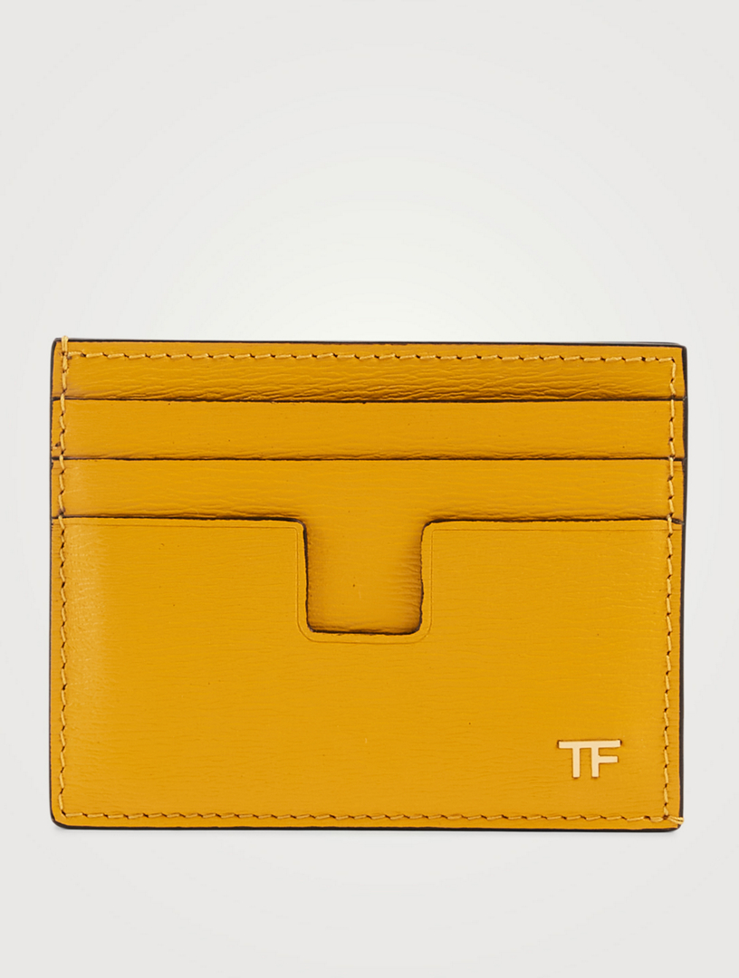 TOM FORD T Line Leather Card Holder | Holt Renfrew Canada