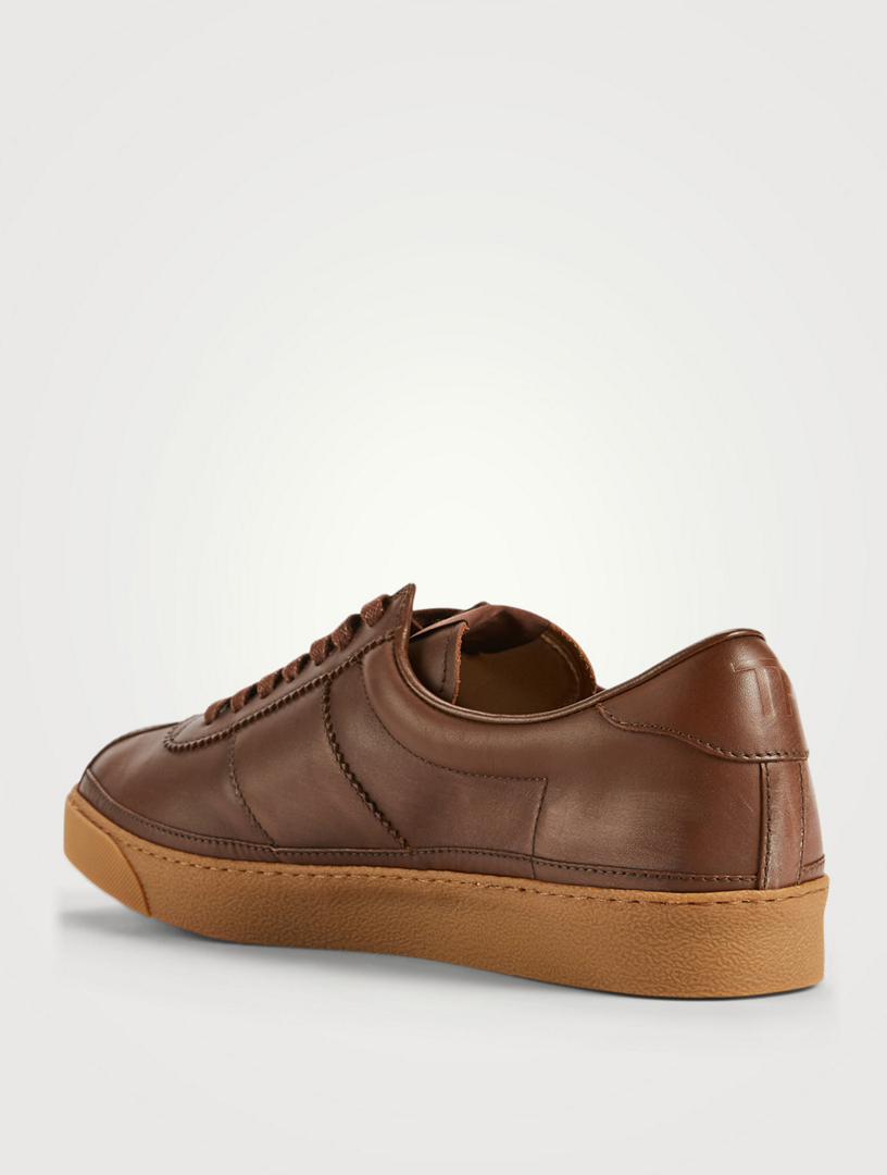 TOM FORD Bannister Smooth Leather Sneakers | Holt Renfrew Canada