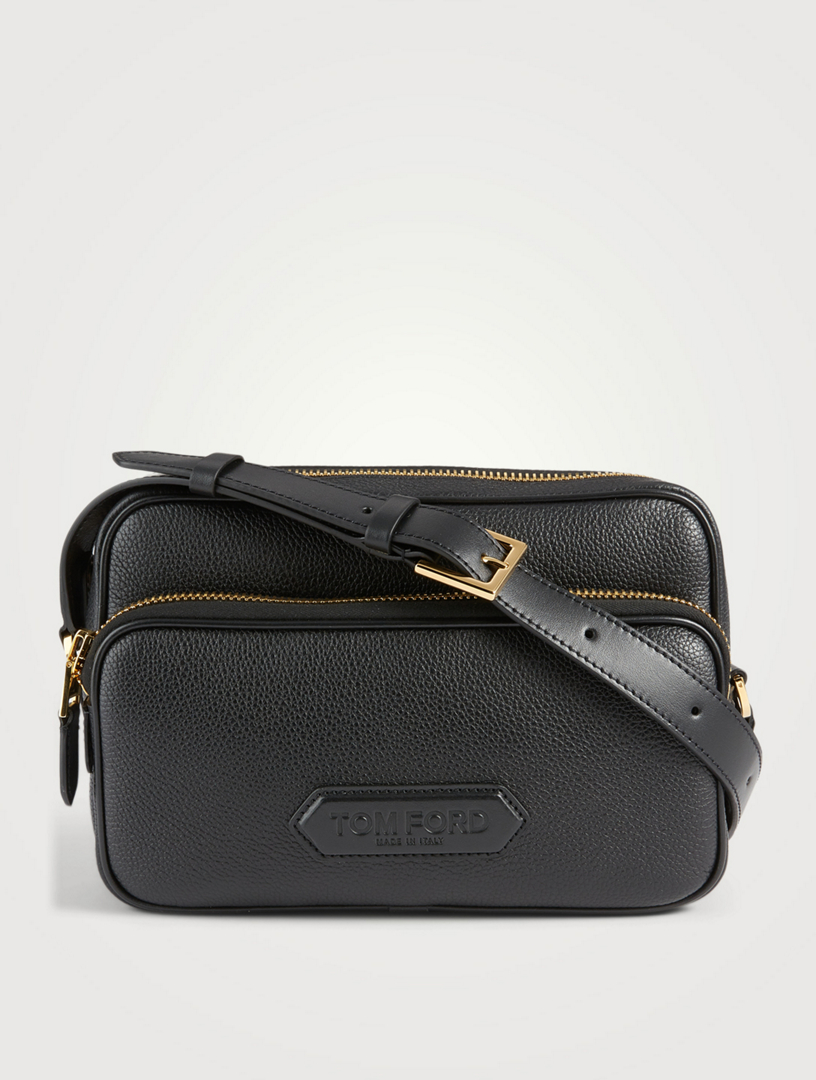 TOM FORD Leather Double-Zip Messenger Bag | Holt Renfrew Canada