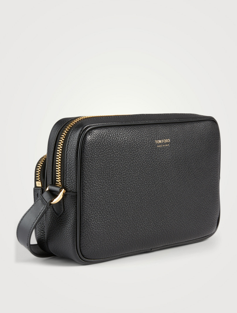 TOM FORD Leather Double-Zip Messenger Bag | Holt Renfrew Canada