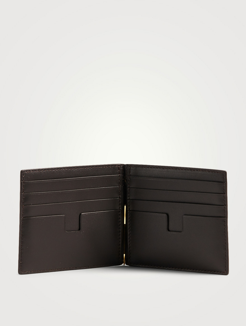 TOM FORD Croc-Embossed Leather Bifold Wallet | Holt Renfrew Canada