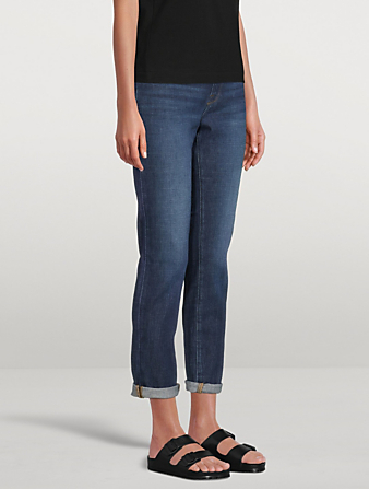 FRAME Le Garcon Mid-Rise Jeans Women's Blue