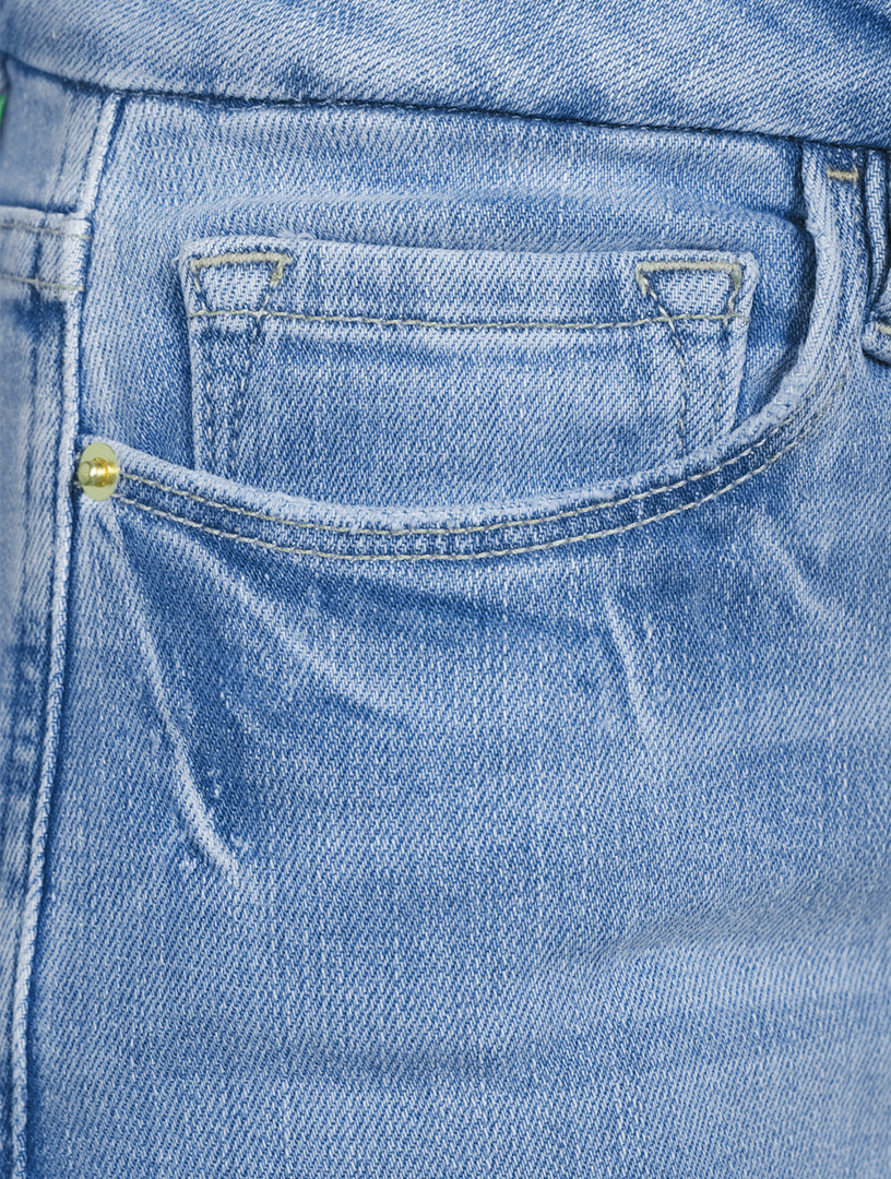 FRAME Le Crop Mini Bootcut Jeans Women's Blue