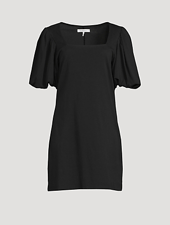 FRAME Nina Knit Mini Dress Women's Black