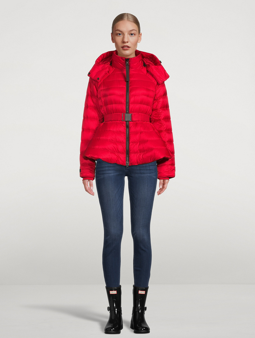 red canada goose jacket women's