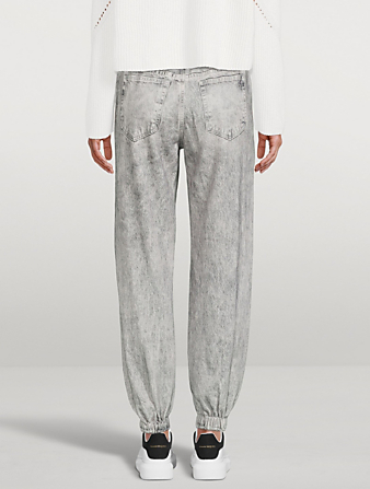 RAG & BONE Miramar Cotton Jogger Pants Women's Grey