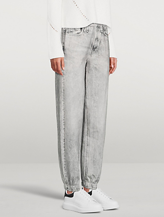 RAG & BONE Miramar Cotton Jogger Pants Women's Grey
