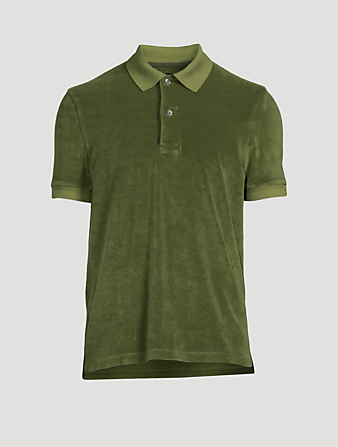 TOM FORD Towelling Polo Shirt | Holt Renfrew Canada
