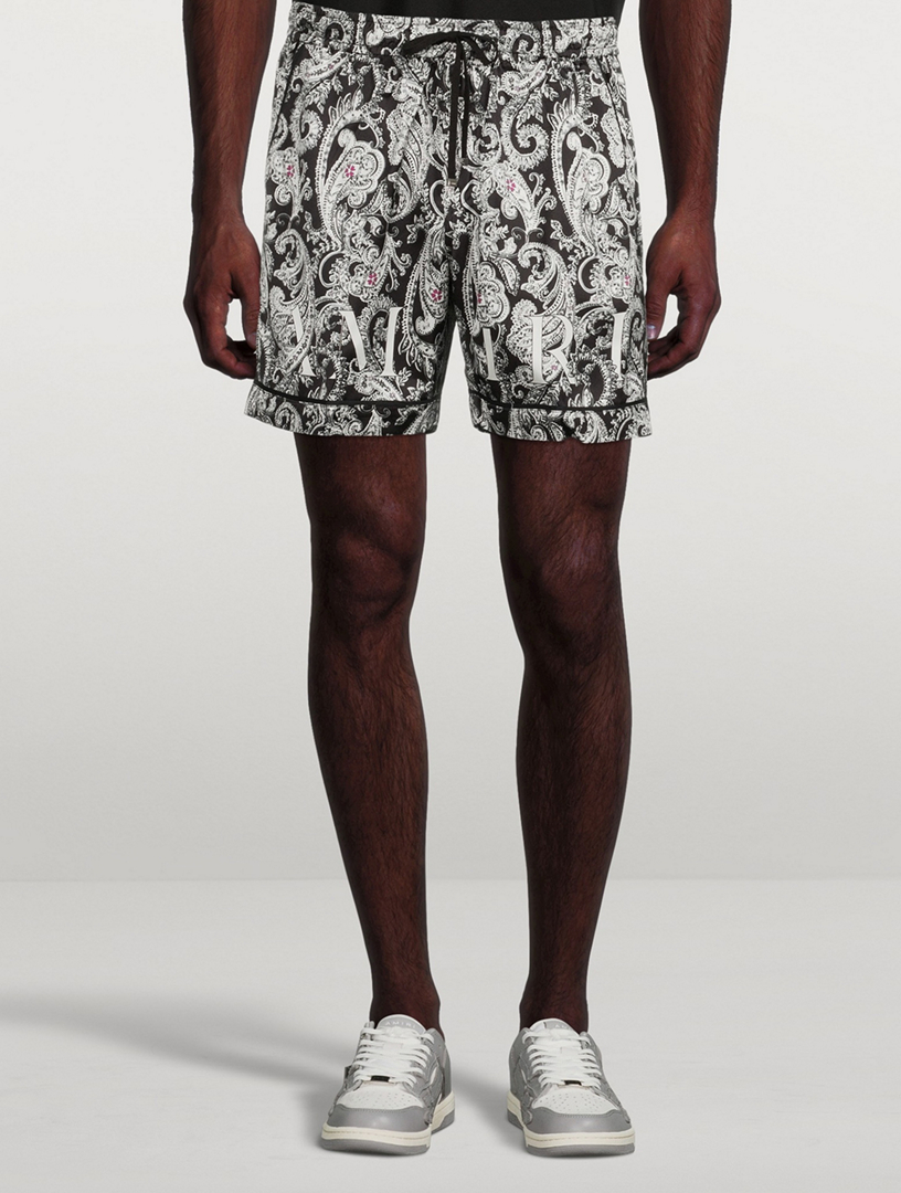 amiri paisley shorts