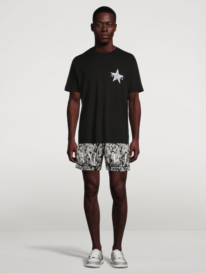 amiri paisley shorts