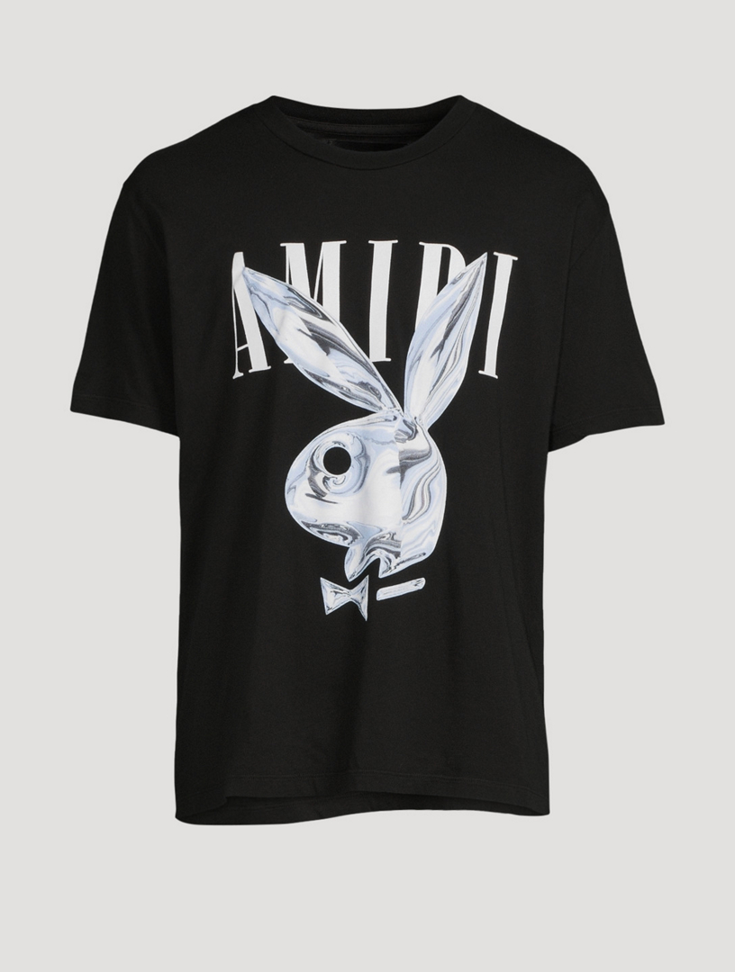 AMIRI Metallic Bunny Logo T-shirt | Holt Renfrew Canada