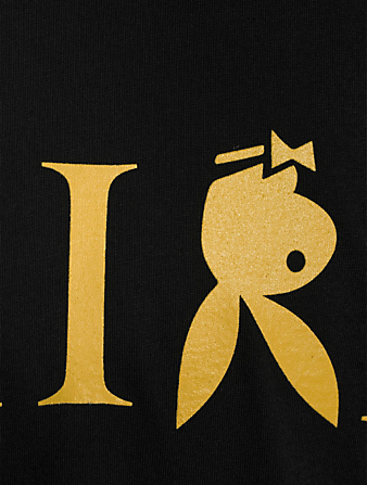 AMIRI Tee-shirt logotypé Bunny inversé Hommes Noir