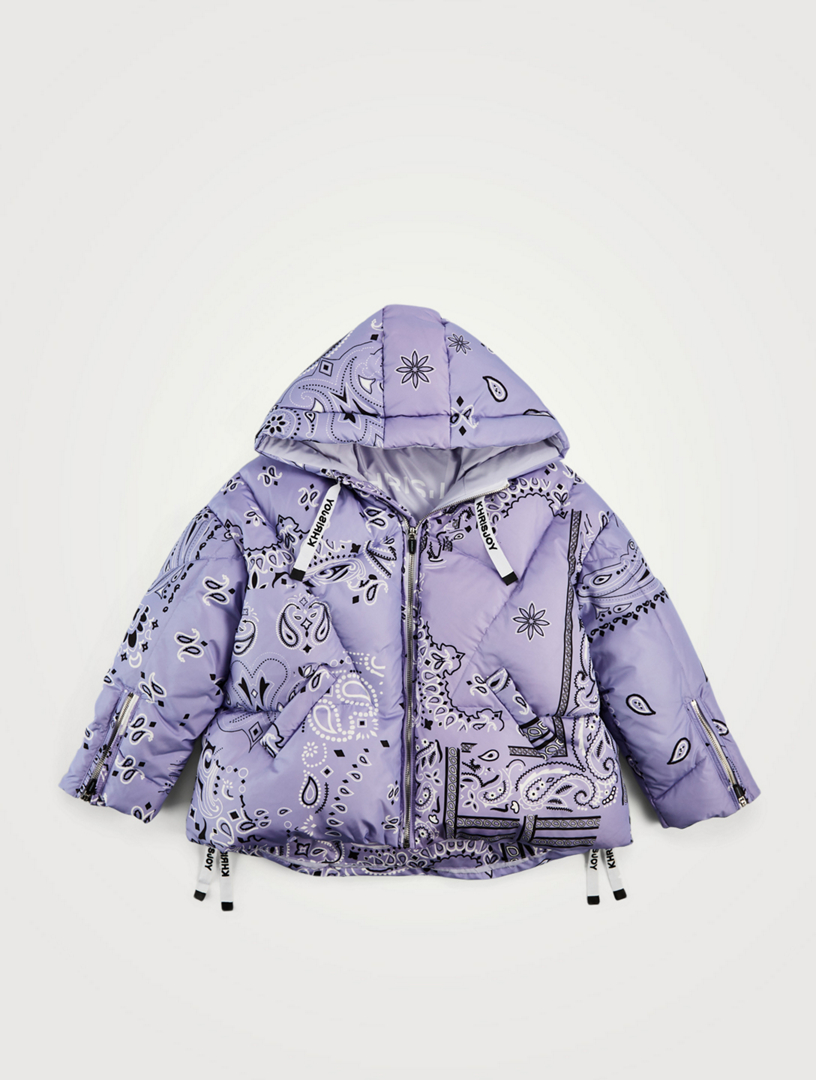 Purple Bandana Puffer Jacket ubicaciondepersonas.cdmx.gob.mx
