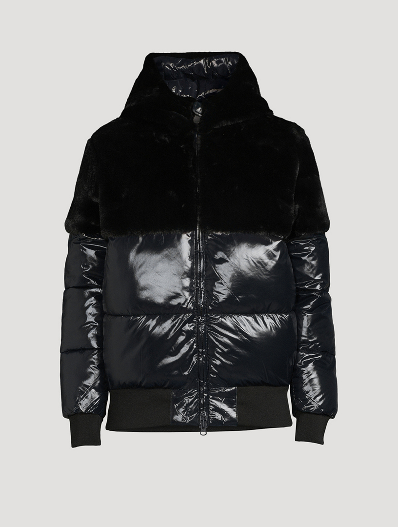 SAVE THE DUCK Ginerva Faux Fur Hooded Jacket Holt Renfrew Canada