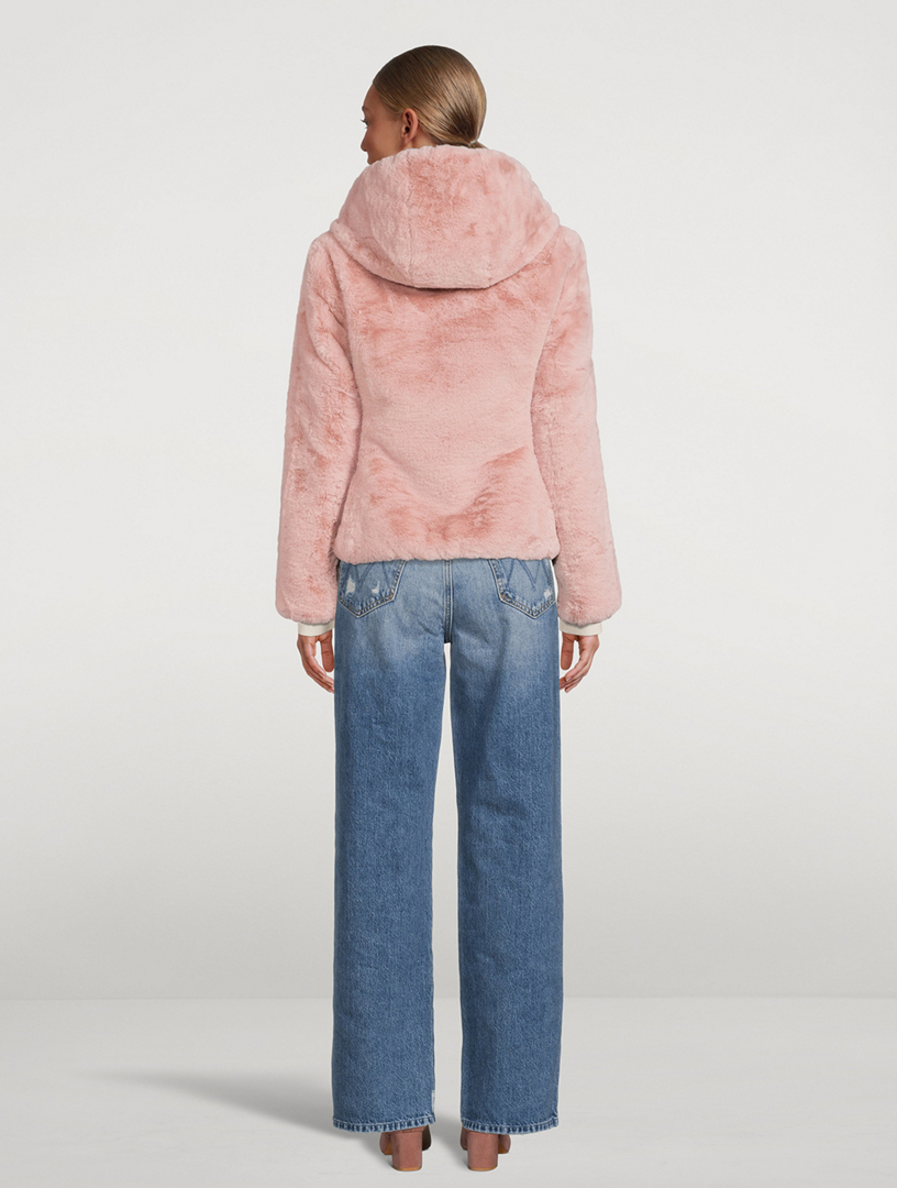 SAVE THE DUCK Laila Faux Fur Reversible Jacket With Hood | Holt Renfrew ...