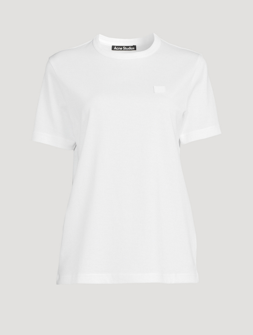 ACNE STUDIOS Cotton Slim-Fit T-Shirt Women's White